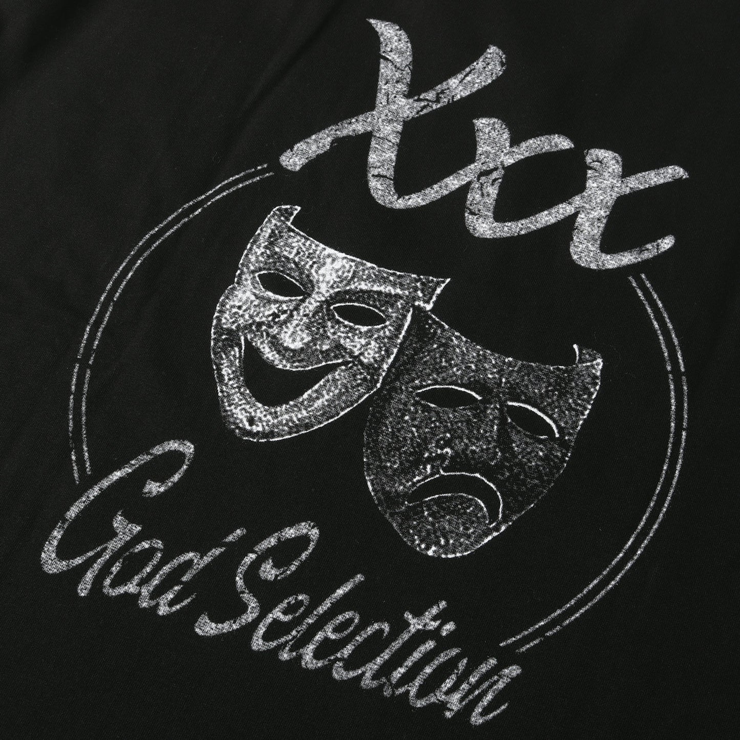24SS ツーフェイスマスク グラフィック ヘビー ポケット Tシャツ