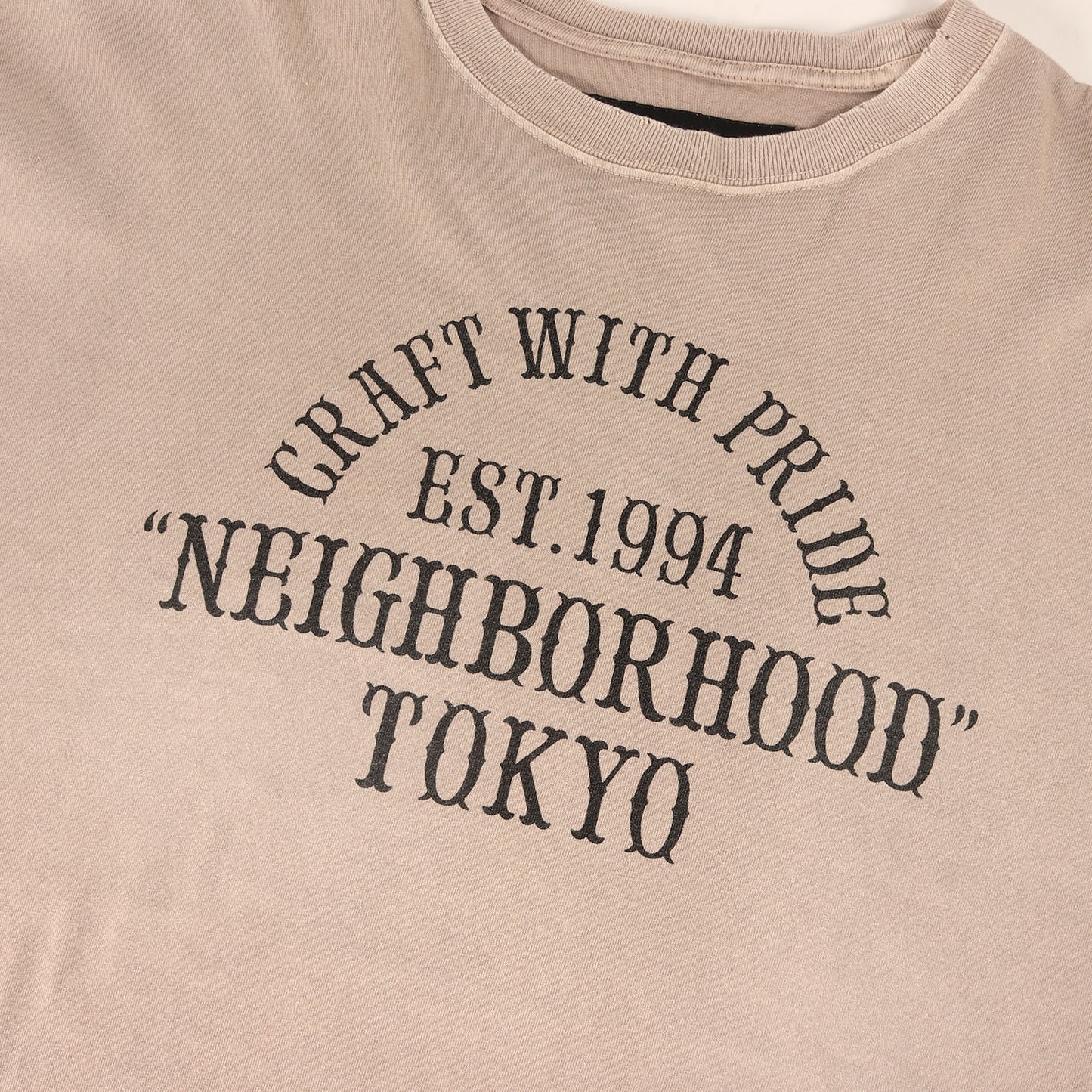23AW ダメージ&ペイント加工 ロングスリーブ Tシャツ(DAMAGE CREWNECK LS)