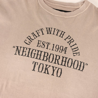 23AW ダメージ&ペイント加工 ロングスリーブ Tシャツ(DAMAGE CREWNECK LS)