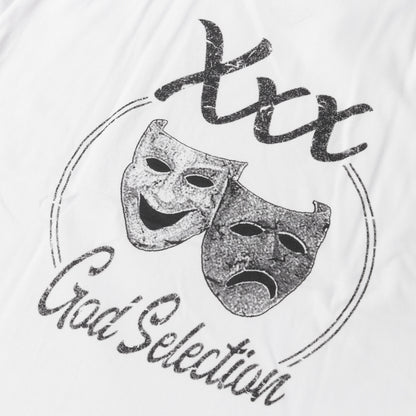 24SS ツーフェイスマスク グラフィック ヘビー ポケット Tシャツ