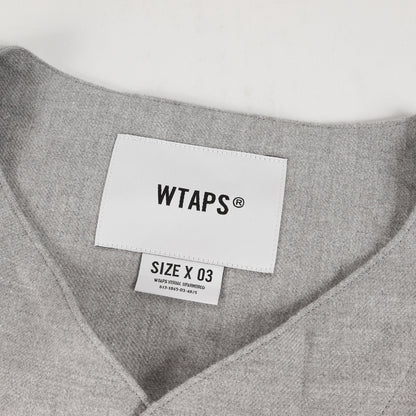 24AW フランネル オーバーサイズ ベースボールシャツ(LEAGUE / LS / COTTON. TWILL)