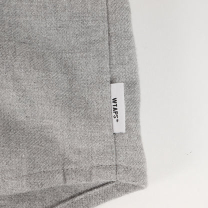 24AW フランネル オーバーサイズ ベースボールシャツ(LEAGUE / LS / COTTON. TWILL)