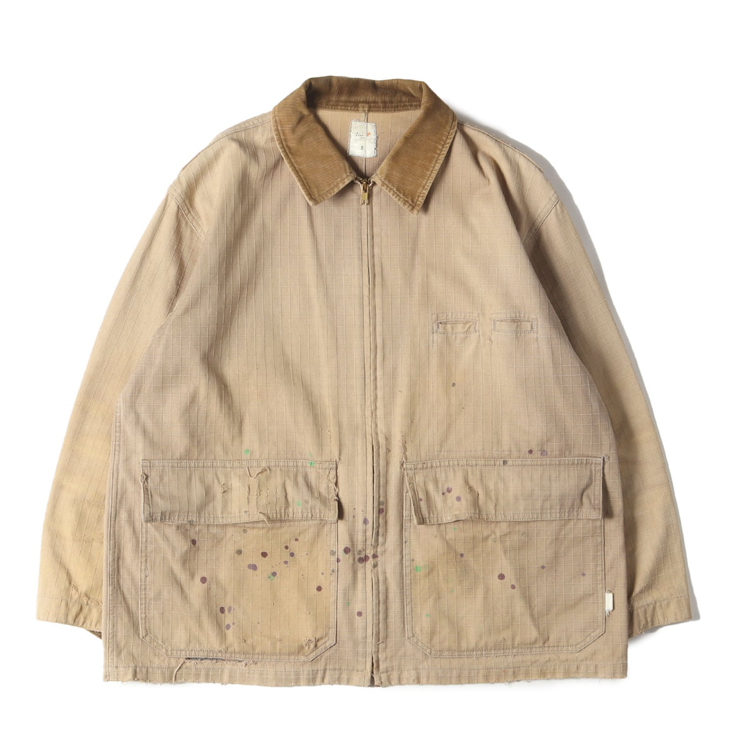 00s ×NGAP ペイント加工 マルチポケット ワークジャケット