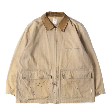 00s ×NGAP ペイント加工 マルチポケット ワークジャケット