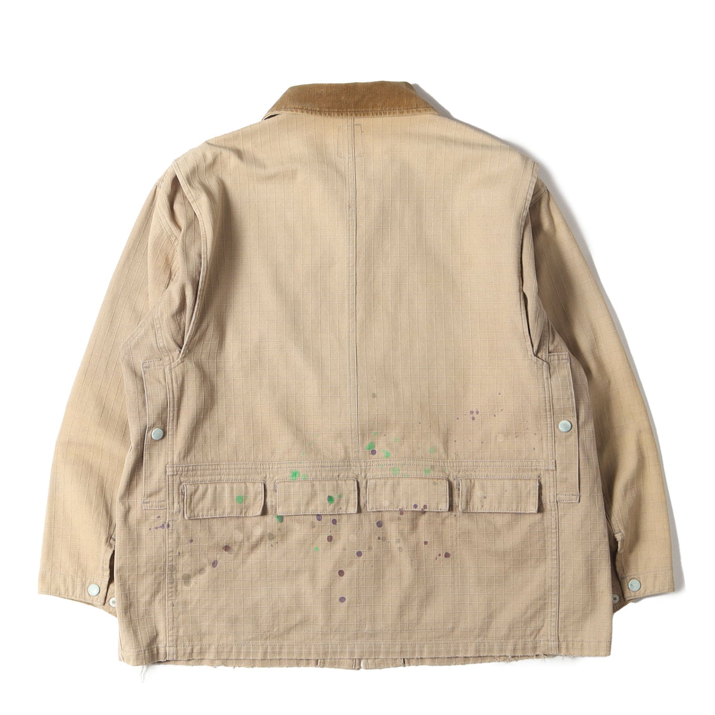 00s ×NGAP ペイント加工 マルチポケット ワークジャケット