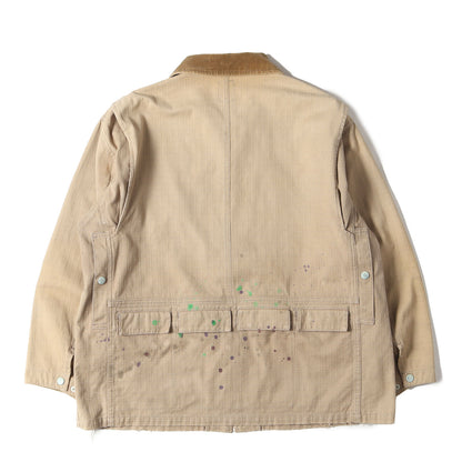 00s ×NGAP ペイント加工 マルチポケット ワークジャケット