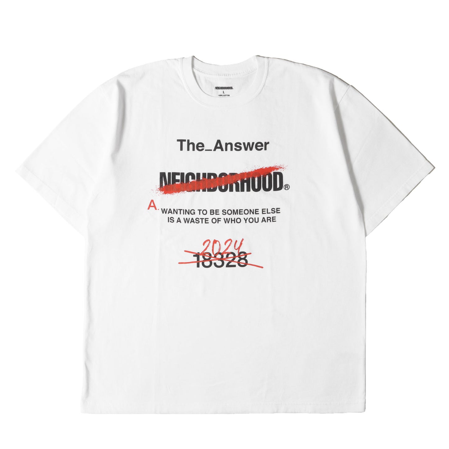 24AW The_Answer クルーネック Tシャツ(NH . TEE SS-13)