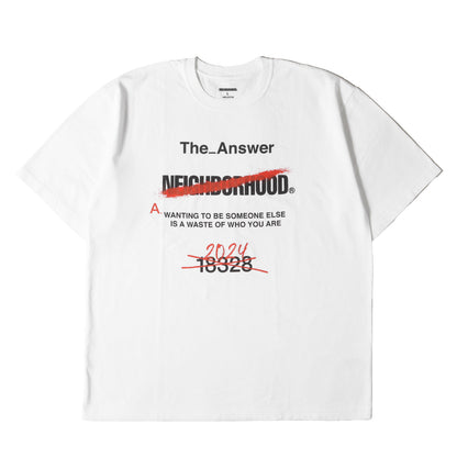 24AW The_Answer クルーネック Tシャツ(NH . TEE SS-13)