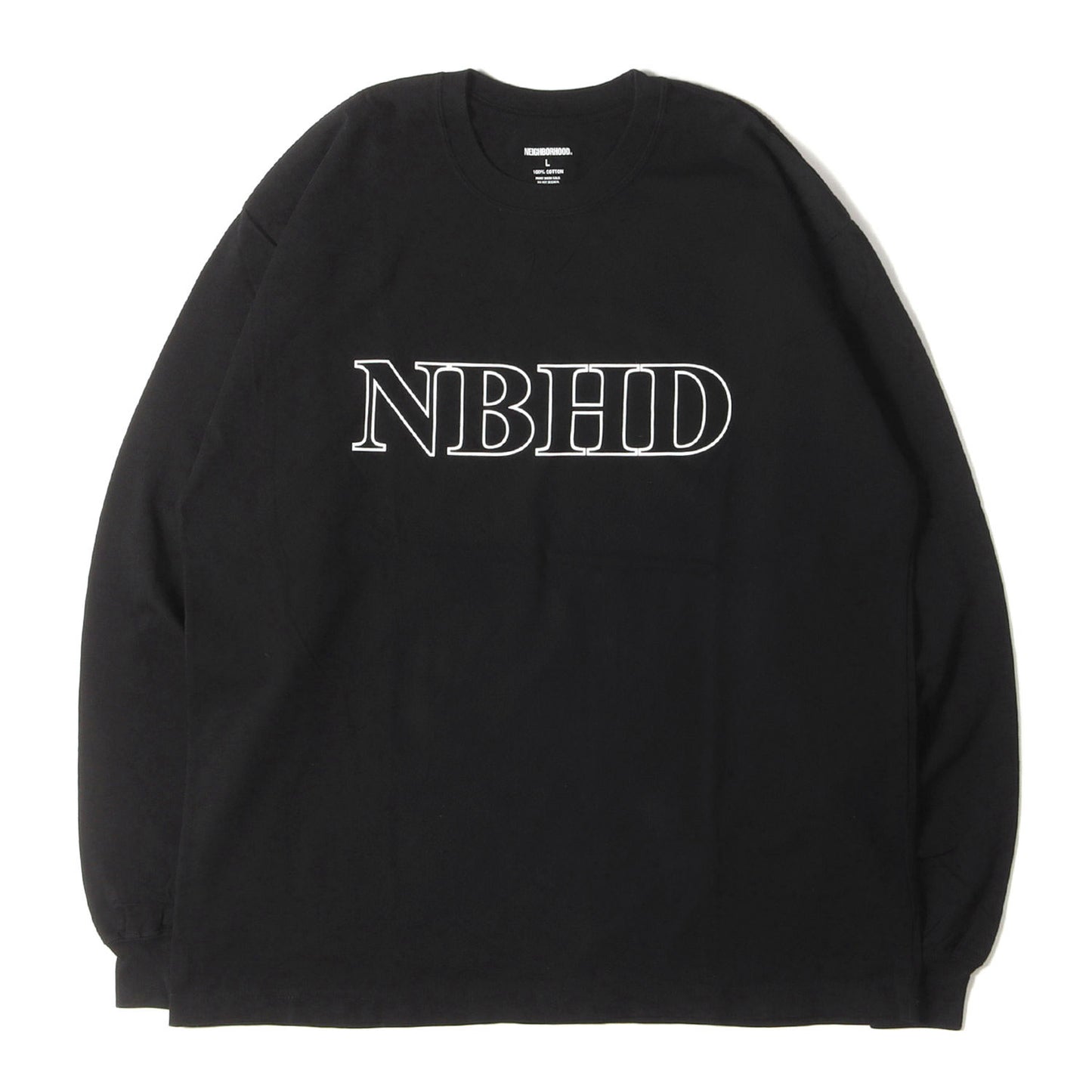 23SS NBHDロゴ ロングスリーブ Tシャツ