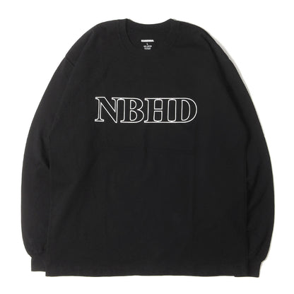 23SS NBHDロゴ ロングスリーブ Tシャツ