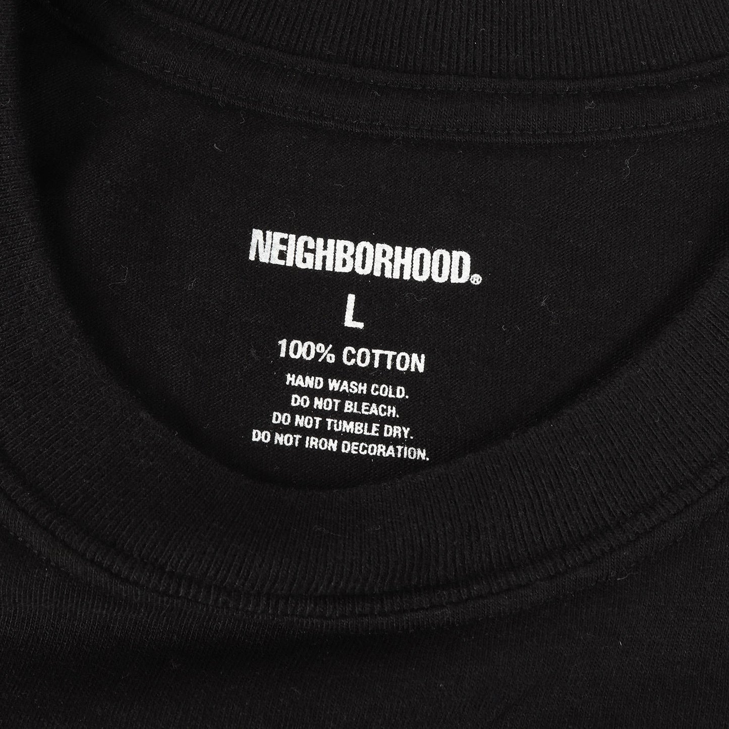 23SS NBHDロゴ ロングスリーブ Tシャツ