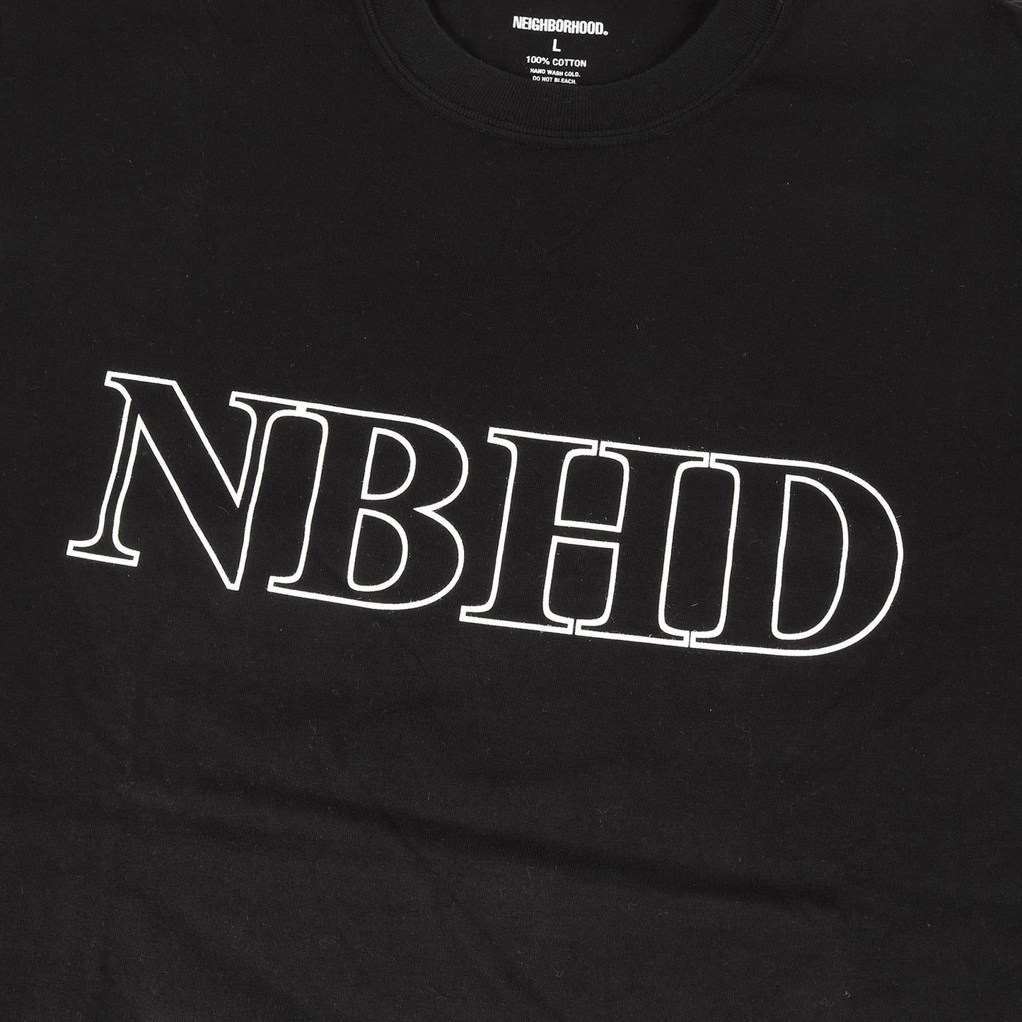 23SS NBHDロゴ ロングスリーブ Tシャツ