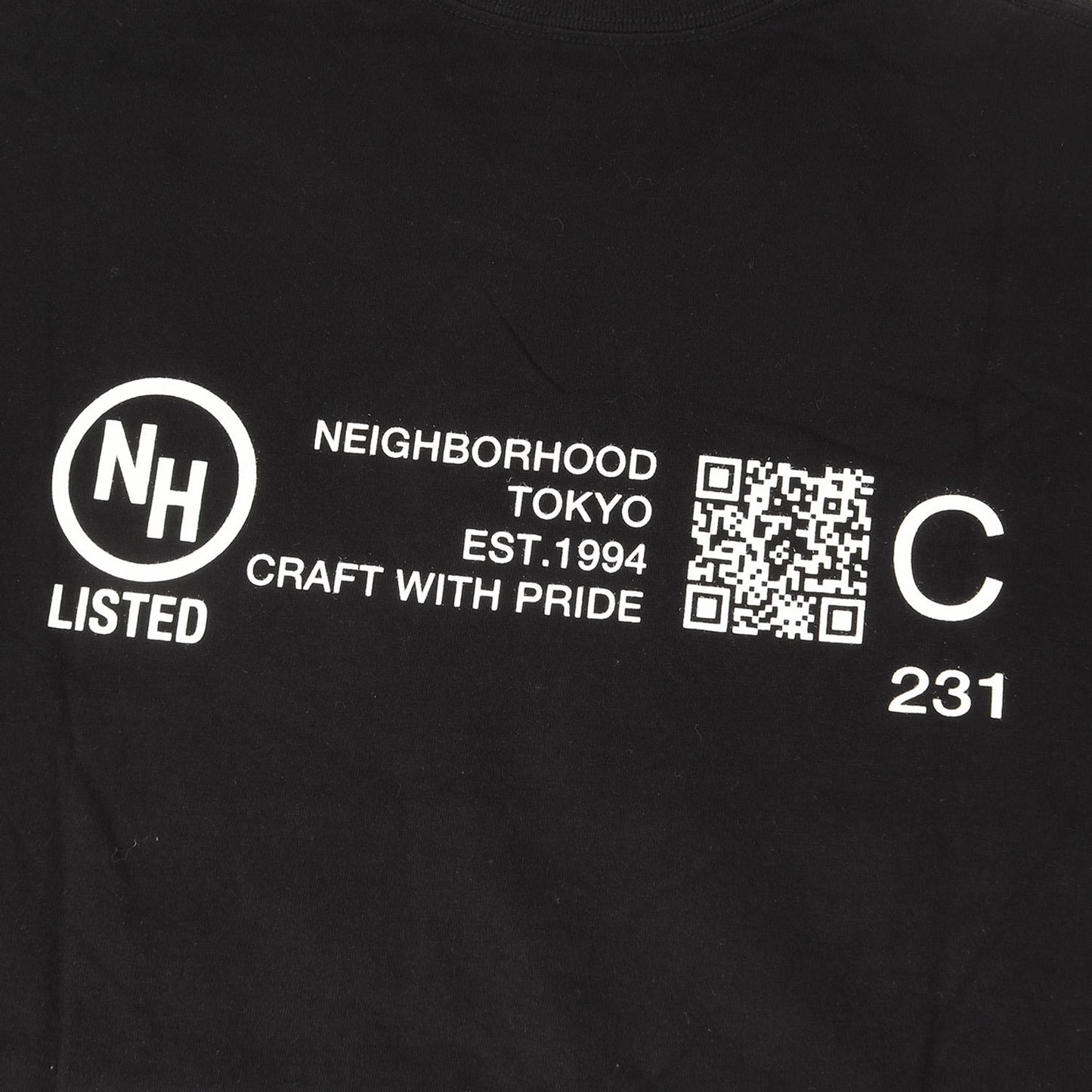 23SS NBHDロゴ ロングスリーブ Tシャツ