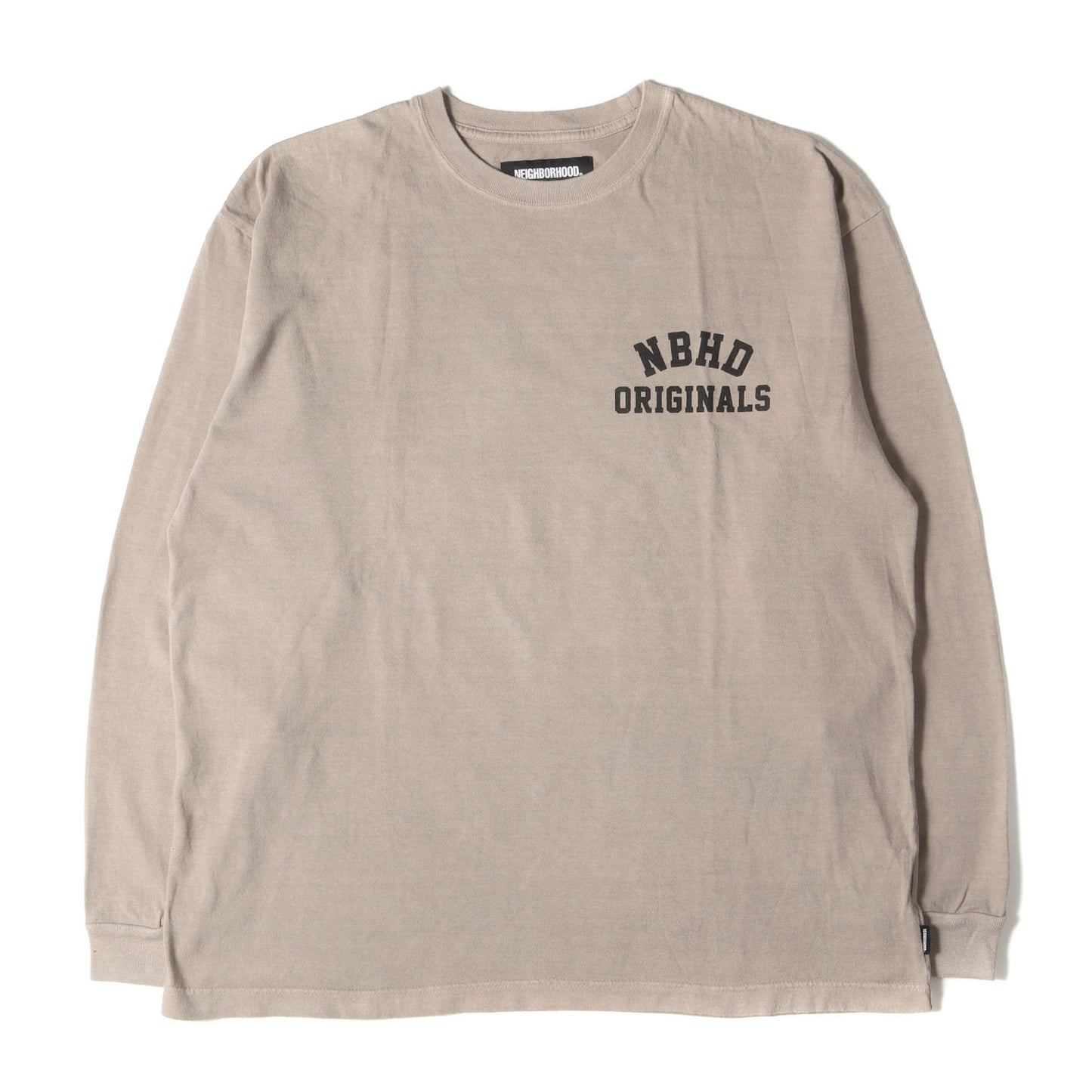 22SS 硫化染め ロングスリーブ Tシャツ(SULFUR DYE / C-CREW . LS)