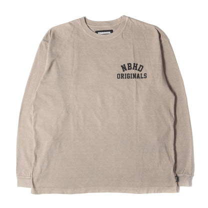 22SS 硫化染め ロングスリーブ Tシャツ(SULFUR DYE / C-CREW . LS)