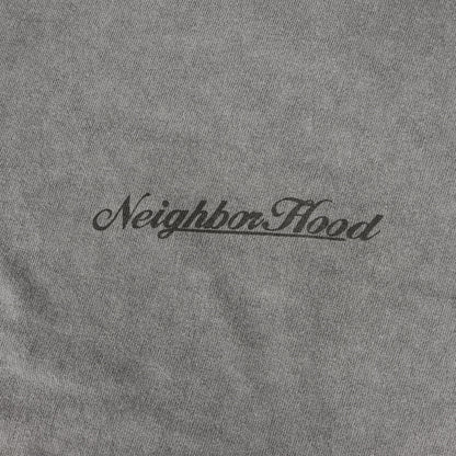 24AW 顔料染め加工 ブランドロゴ ロングスリーブ Tシャツ(NH . TEE LS-12)