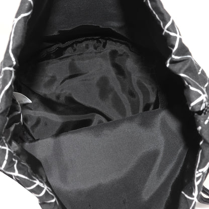 23SS スパイダーウェブ柄 巾着バッグ / ポーチ(SPIDERWEB DRAWSTRING BAG)