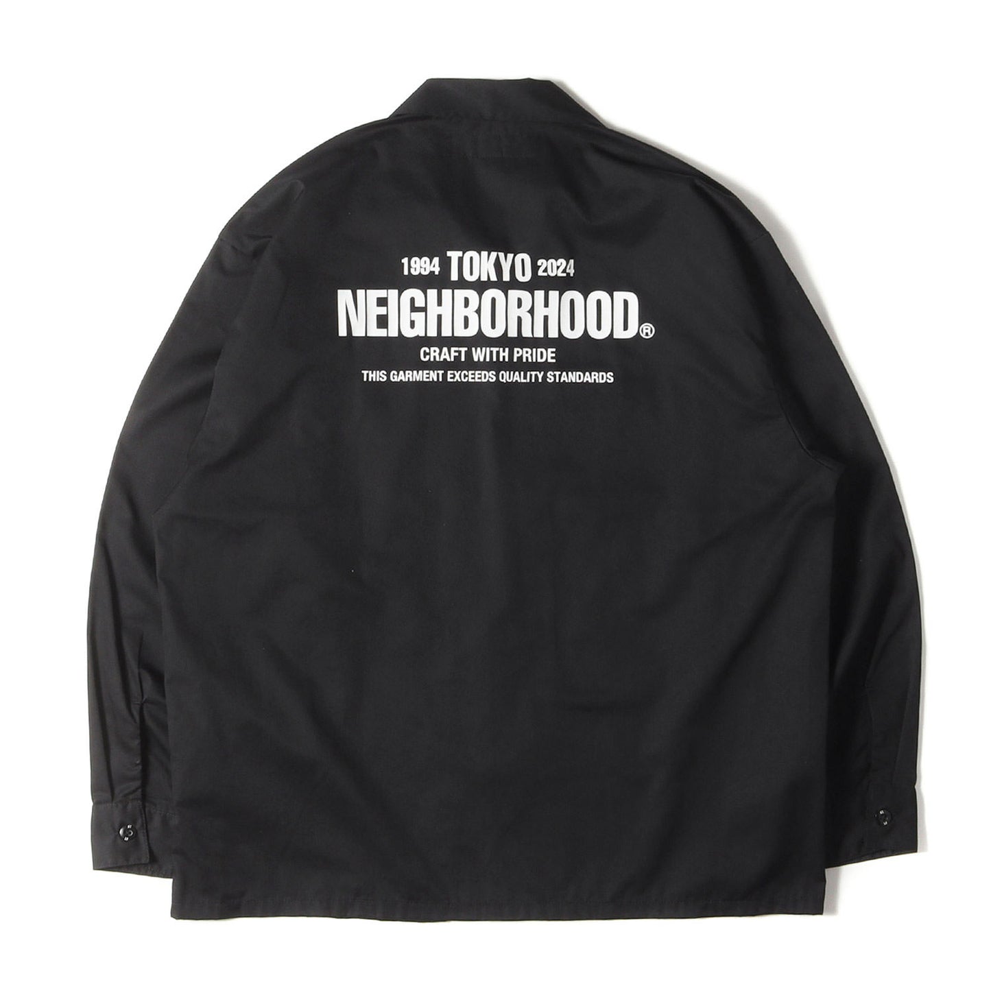 24SS ロゴワッペン付き クラシック ワークシャツ(CLASSIC WORK SHIRT LS)