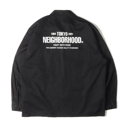 24SS ロゴワッペン付き クラシック ワークシャツ(CLASSIC WORK SHIRT LS)