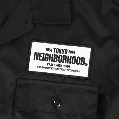 24SS ロゴワッペン付き クラシック ワークシャツ(CLASSIC WORK SHIRT LS)