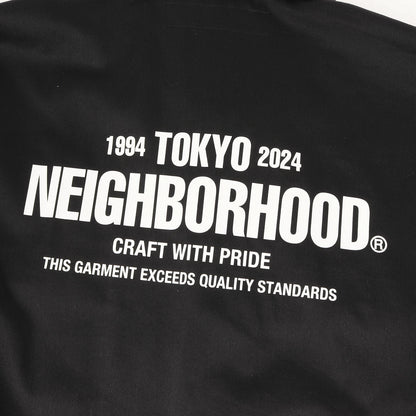 24SS ロゴワッペン付き クラシック ワークシャツ(CLASSIC WORK SHIRT LS)