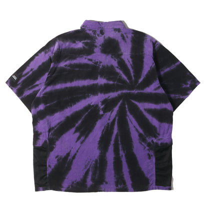 20SS ×GRAMICCI タイダイ染め コーデュロイ 半袖シャツ(NHGM. DYE / C-SHIRT. SS)