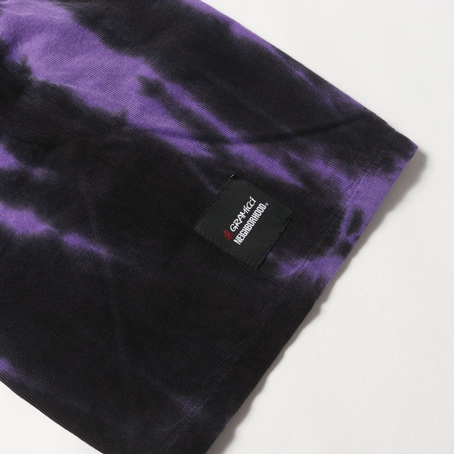 20SS ×GRAMICCI タイダイ染め コーデュロイ 半袖シャツ(NHGM. DYE / C-SHIRT. SS)