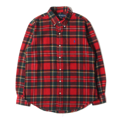 00s タータンチェック ボタンダウン フランネルシャツ(CUSTOM FIT)