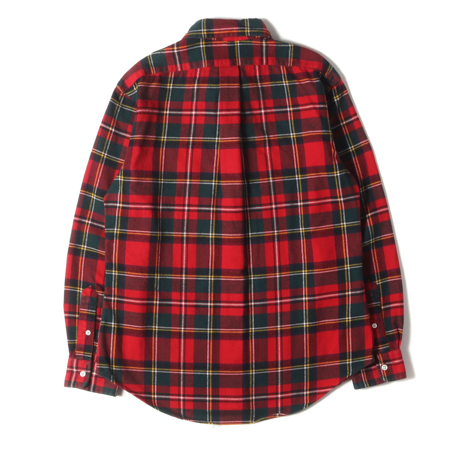 00s タータンチェック ボタンダウン フランネルシャツ(CUSTOM FIT)