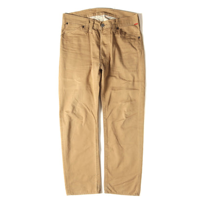 シンチバック付き コットンツイル チノパンツ