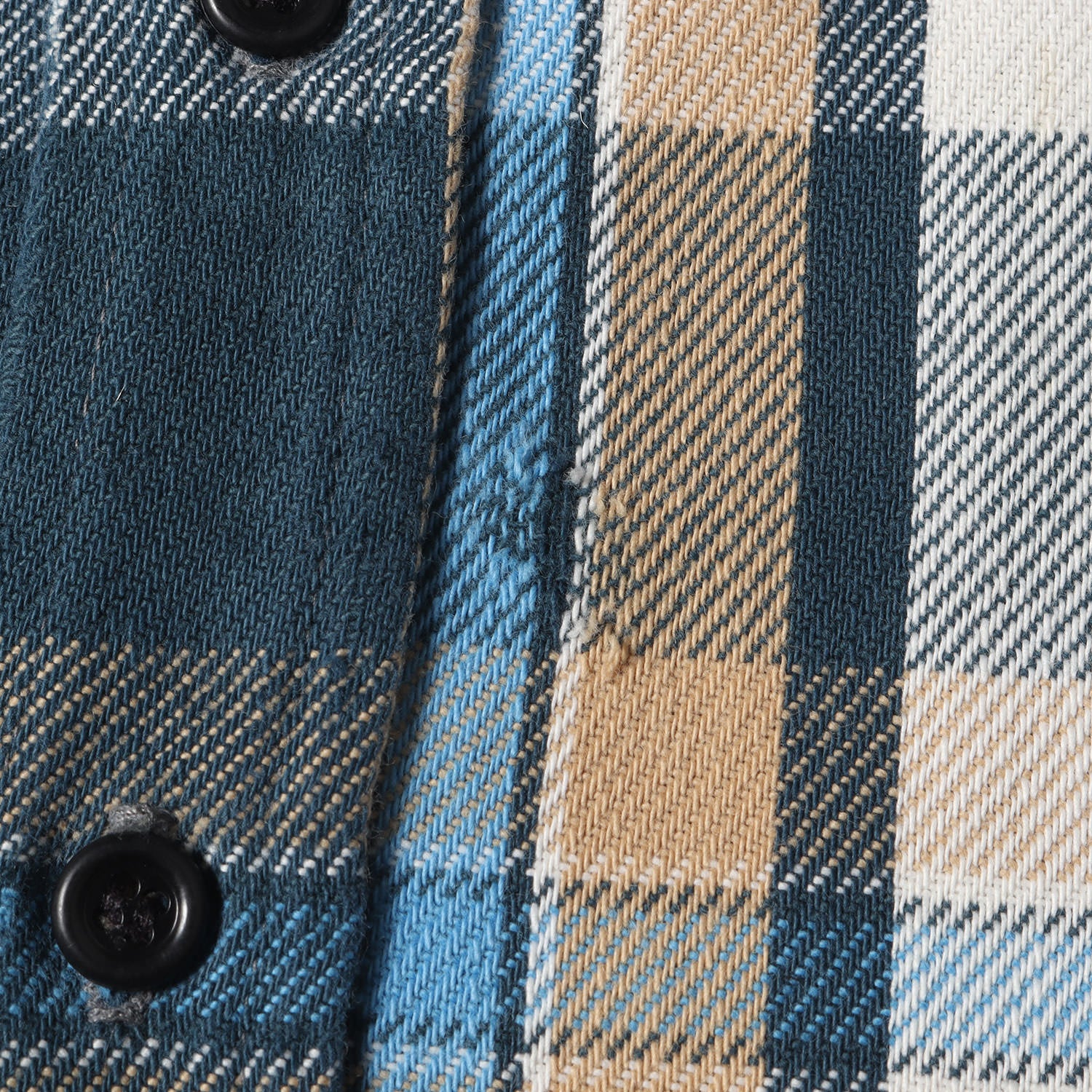 80s 三角ダグ ファイブブラザー usa製 ヴィンテージ ビンテージ ネルシャツ 黒ボタン fivebrother 90s ブロックチェック ヘビーネル 青黒