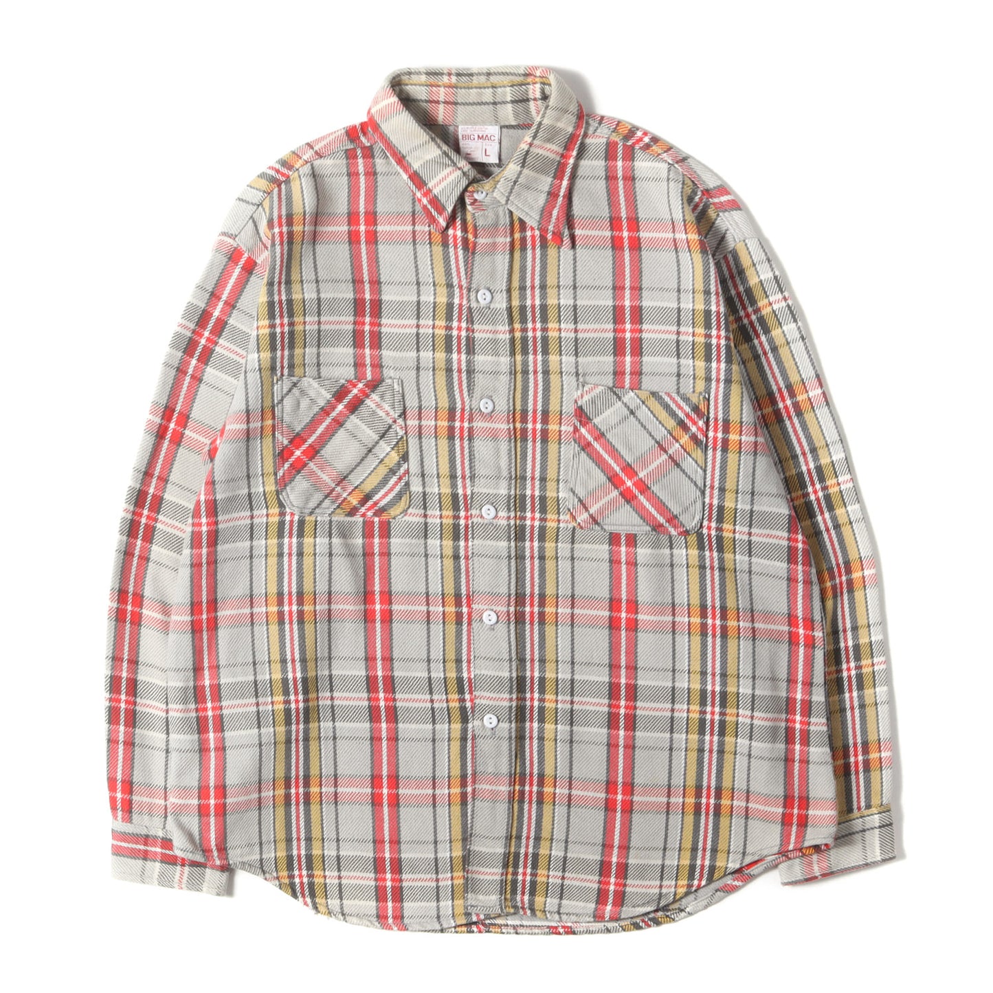 [好配色] 70s ヘビー チェック ネルシャツ