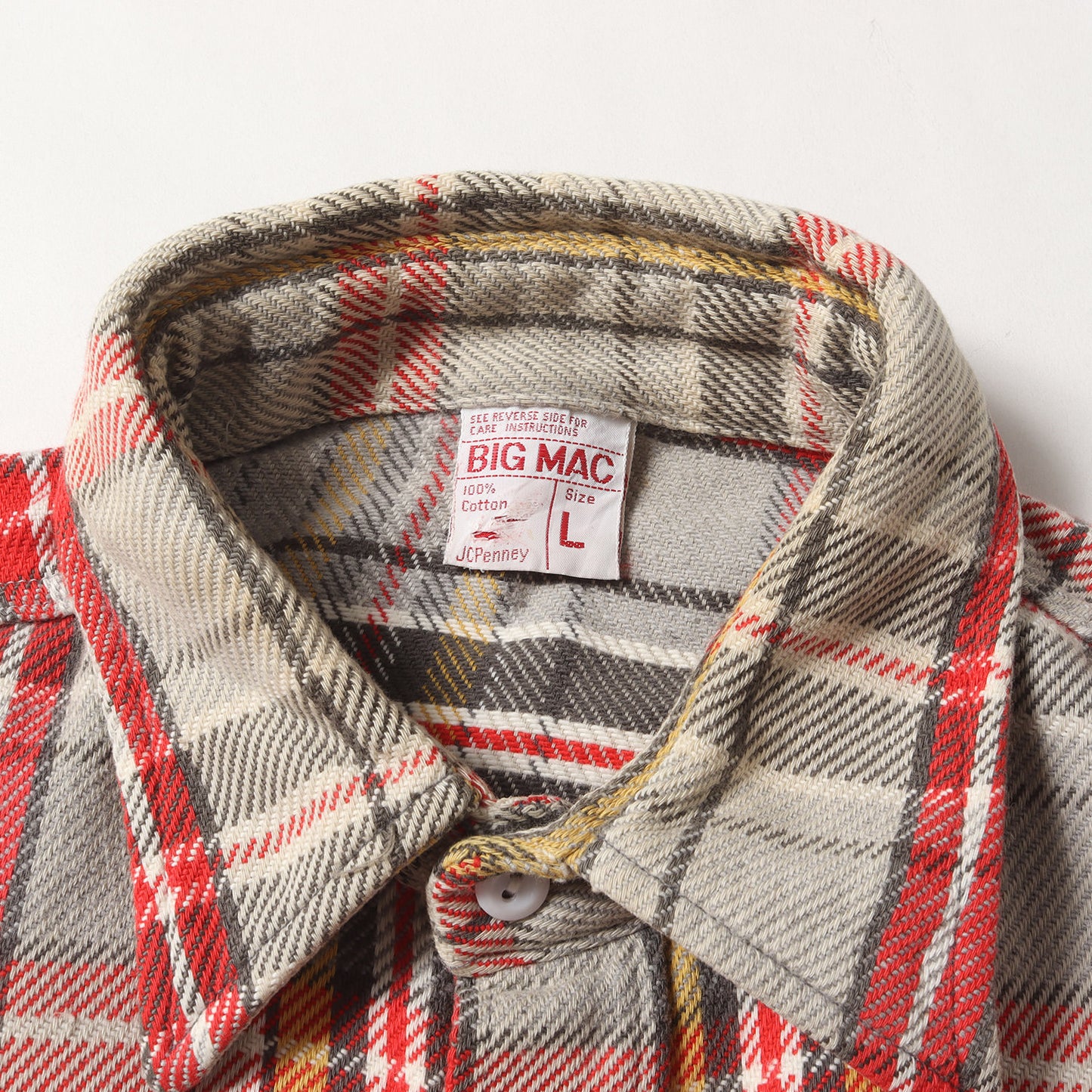 [好配色] 70s ヘビー チェック ネルシャツ