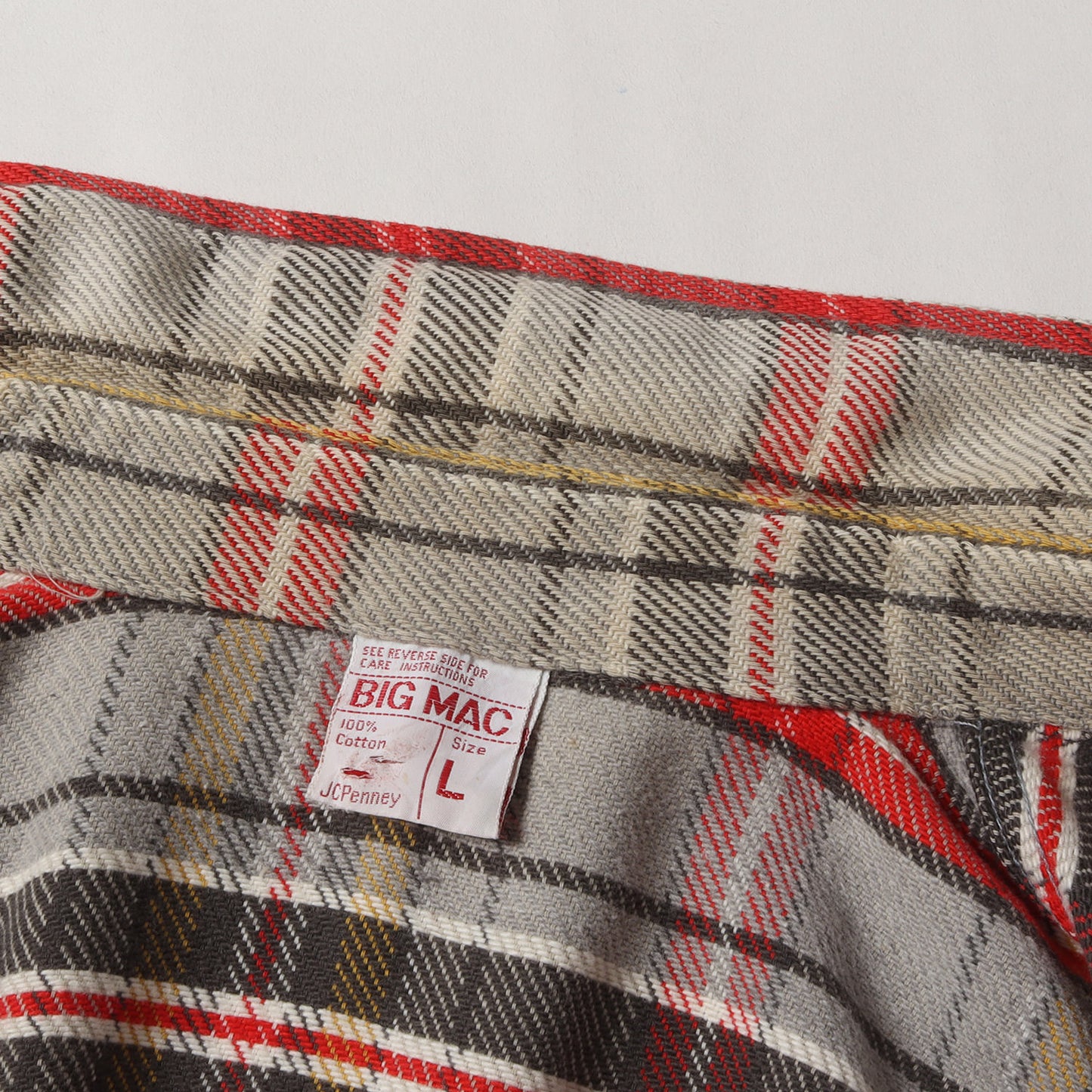 [好配色] 70s ヘビー チェック ネルシャツ