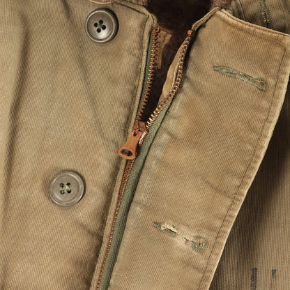 [スペシャル ビッグサイズ] 40s 米軍実物 U.S.NAVY N-1 デッキジャケット (U.S.N.ステンシル入り)