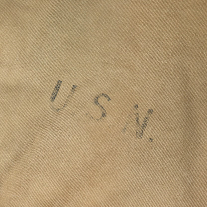 [スペシャル ビッグサイズ] 40s 米軍実物 U.S.NAVY N-1 デッキジャケット (U.S.N.ステンシル入り)