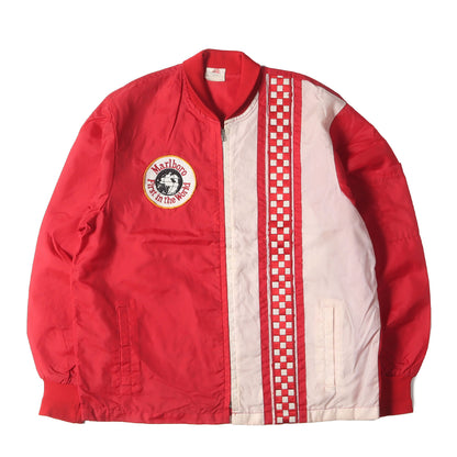 80s マルボロ ワッペン レーシング ナイロン ジャケット(USA製) / THE GREAT LAKES JACKET
