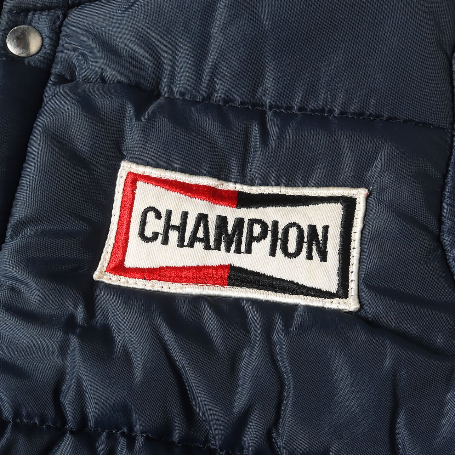 [人気モデル] 70s 中綿 レーシング ベスト / CHAMPION SPARK PLUGS チャンピオン スパーク プラグ