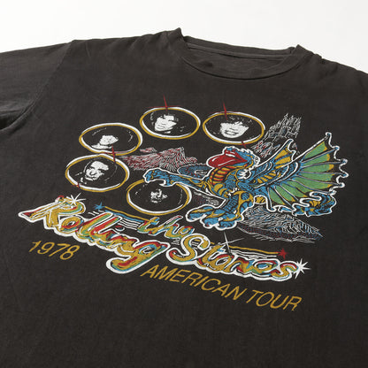 80～90s The Rolling Stones 1978 AMERICAN TOUR Tシャツ