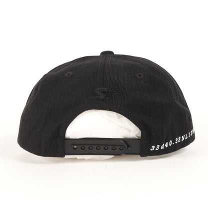 STARTER BLACK LABEL ブランドロゴ刺繍 6パネルキャップ(SNAPBACK CAP)