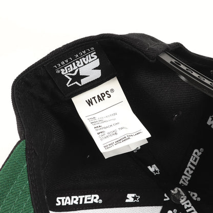 STARTER BLACK LABEL ブランドロゴ刺繍 6パネルキャップ(SNAPBACK CAP)