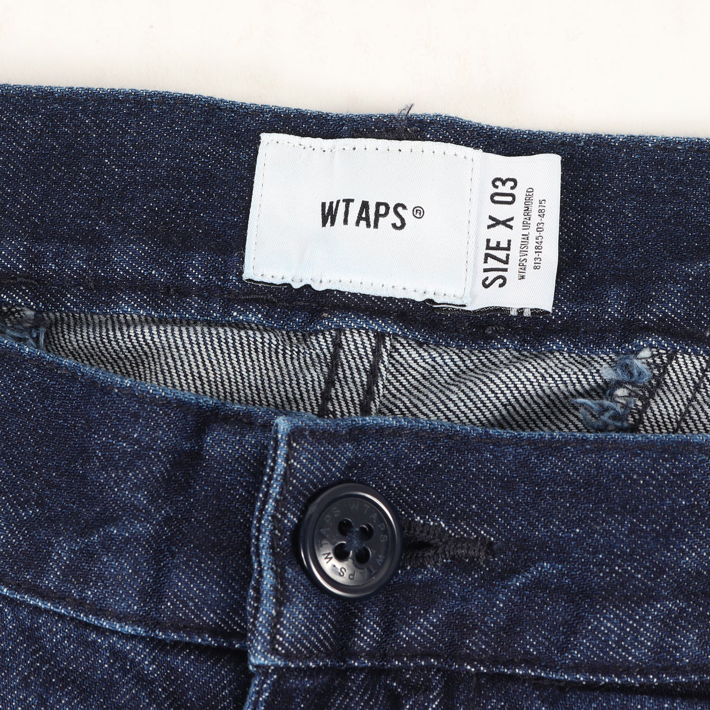 23SS グラフィックプリント デニム カーゴパンツ(MILT2002 / TROUSERS / COTTON. DENIM. PASTHG)