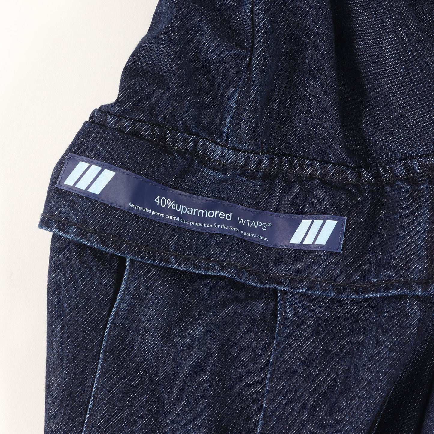 23SS グラフィックプリント デニム カーゴパンツ(MILT2002 / TROUSERS / COTTON. DENIM. PASTHG)
