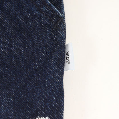23SS グラフィックプリント デニム カーゴパンツ(MILT2002 / TROUSERS / COTTON. DENIM. PASTHG)