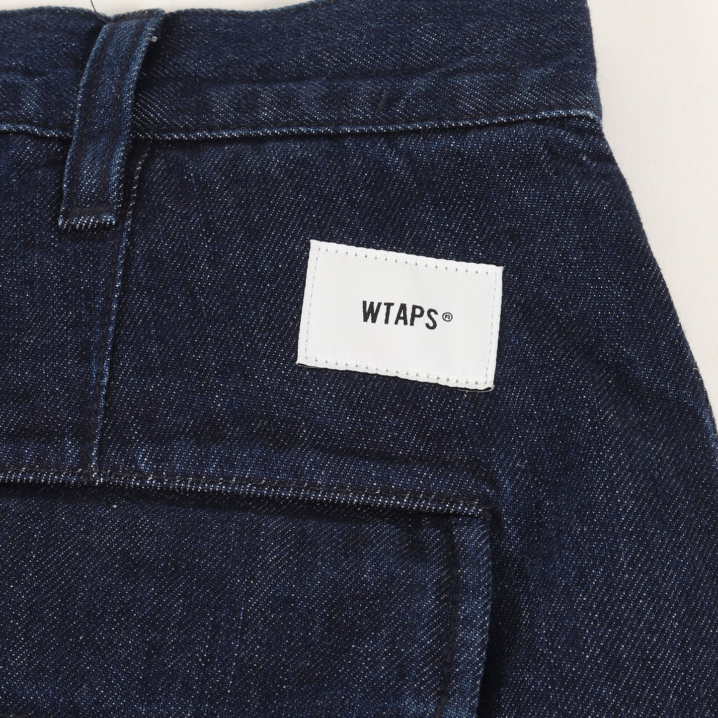 23SS グラフィックプリント デニム カーゴパンツ(MILT2002 / TROUSERS / COTTON. DENIM. PASTHG)