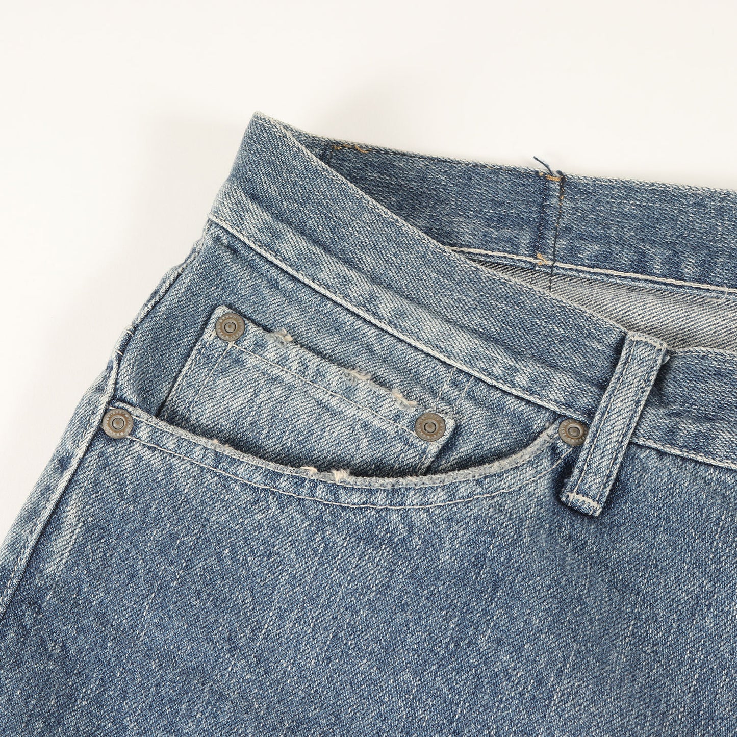 ウォッシュド バギー デニムパンツ(BAGGIE BASIC WASHED)