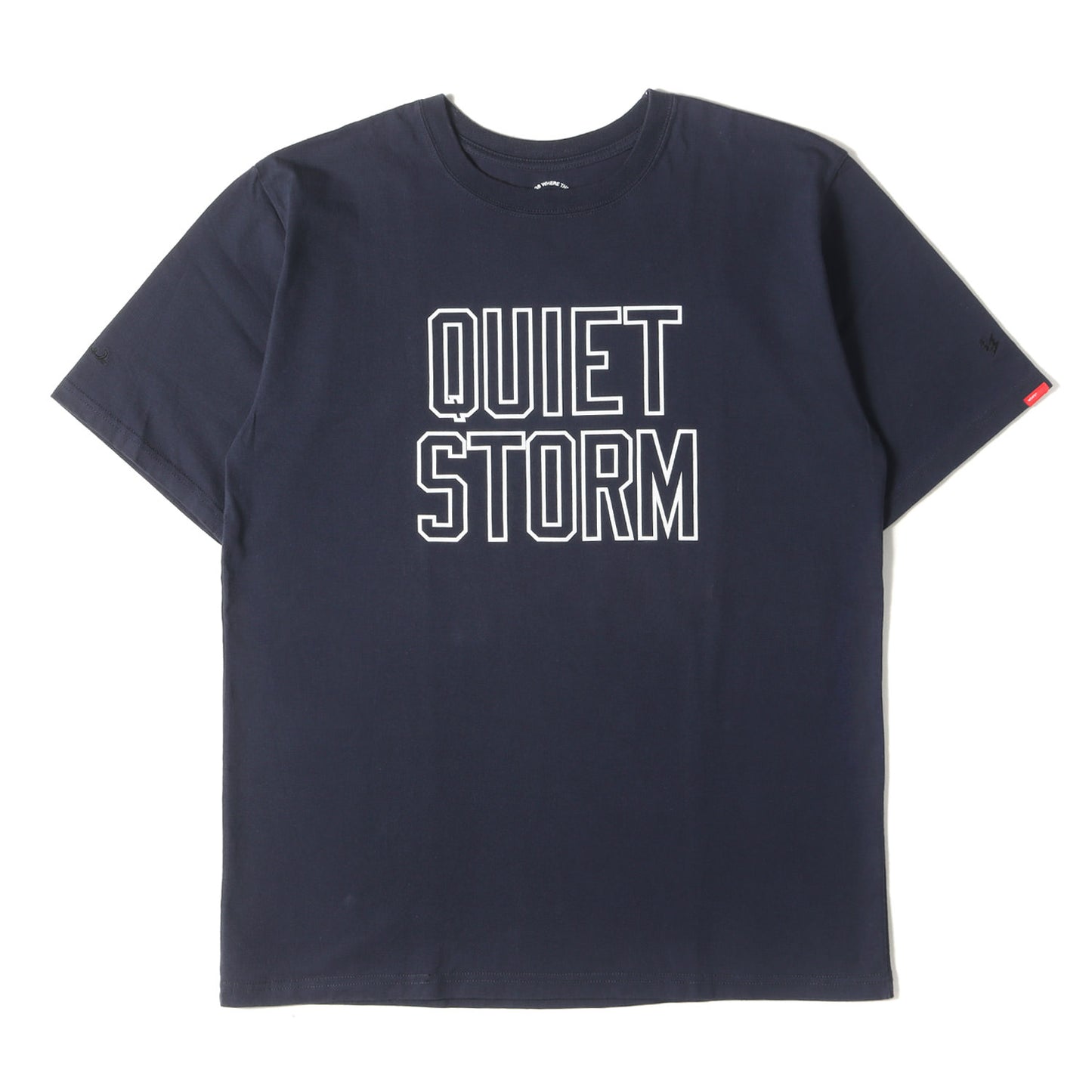 QUIET STORMロゴ クルーネック Tシャツ