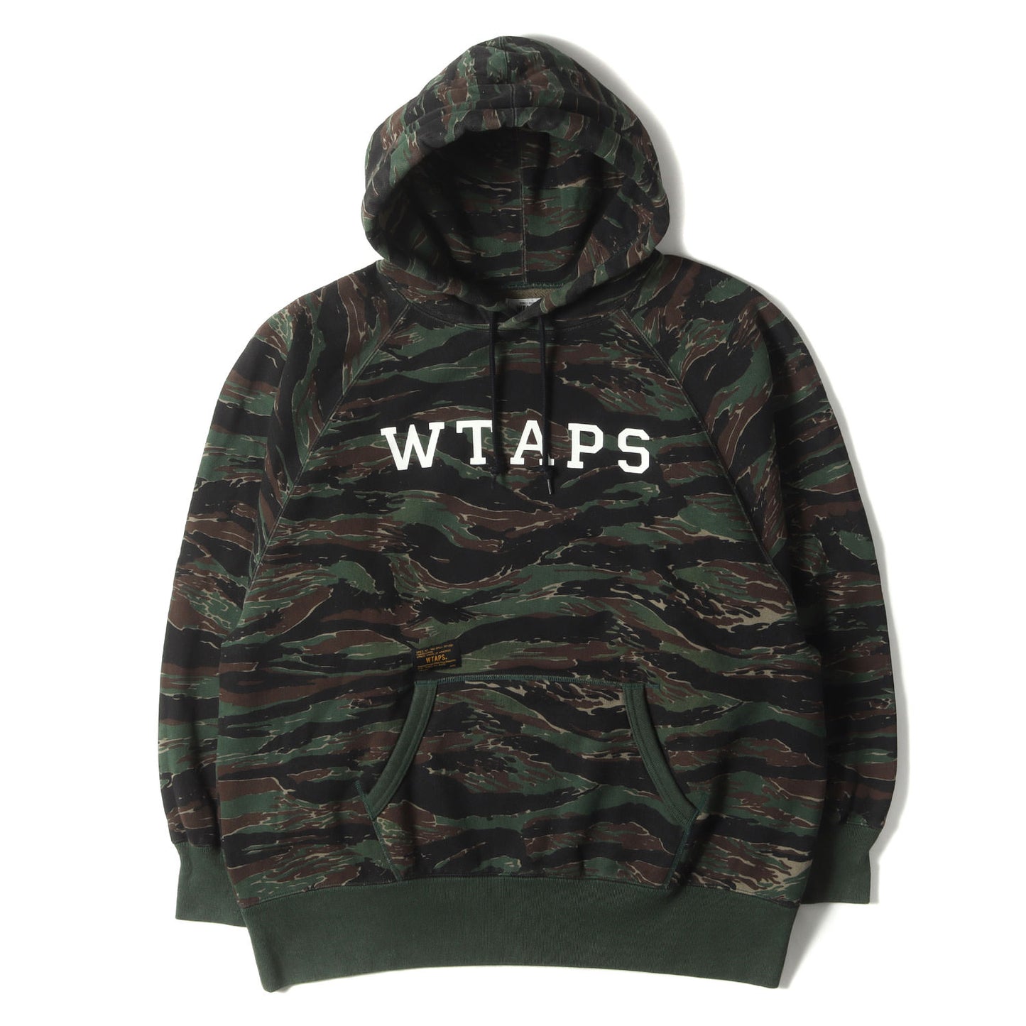 タイガーカモ カレッジロゴ スウェット パーカー(DESIGN HOODED 04)