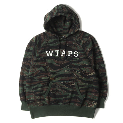 タイガーカモ カレッジロゴ スウェット パーカー(DESIGN HOODED 04)
