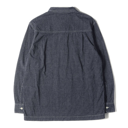 ごま塩 シャンブレー ワークシャツ(UNION LS 02)